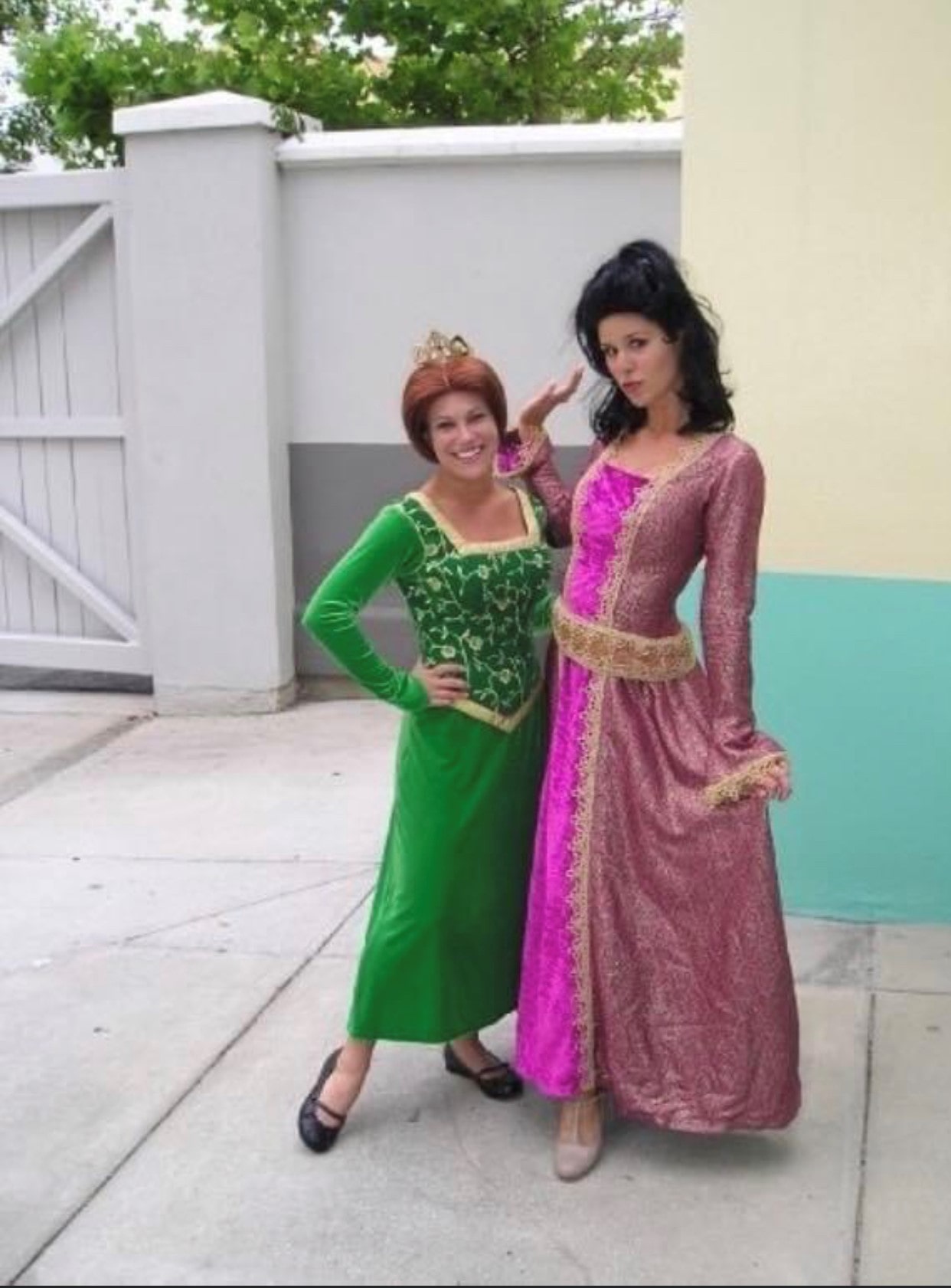 Krystal Davis in costume